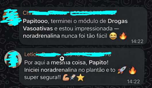 Depoimento de médica sobre o treinamento